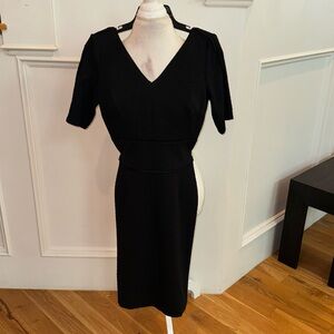Textured black + shapwear, small